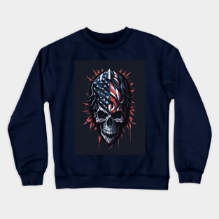 American Skull Crewneck Sweatshirt